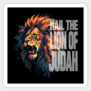 Hail the Lion Judah Magnet